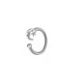 Stainless Steel Cubic Zirconia Nose Ring piercing jewelry