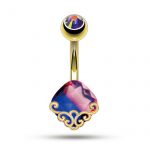 Luxury Lovely Fashion Wholesale Pregnancy Zodiac Belly Rings Stainless Steel
