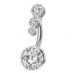 316L Stainless Steel Navel Belly Button Ring Piercing Jewelry